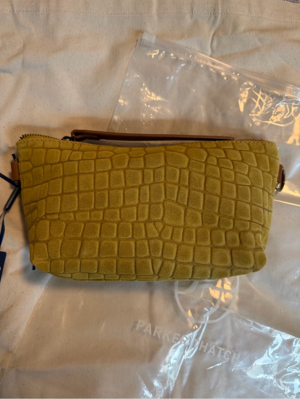 Parker Thatch: Little Buddy - Suede Saffron Croco NWT! - Picture 4 of 15